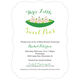 Three's Little Sweet Peas Triplets Shower Invitations Image 3 of 5
